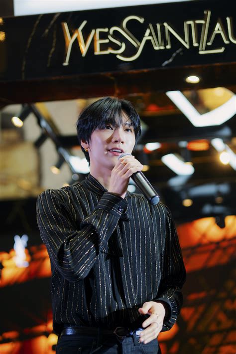 TEN from WayV Made an Appearance at YSL Beauty Libre Pop .